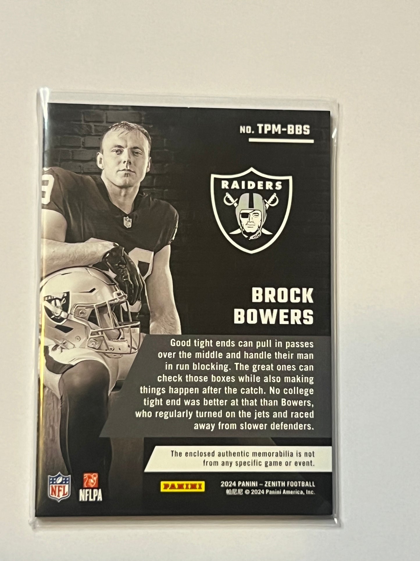 2024 PANINI TURNING PRO MEMORABILIA Brock Bowers PATCH