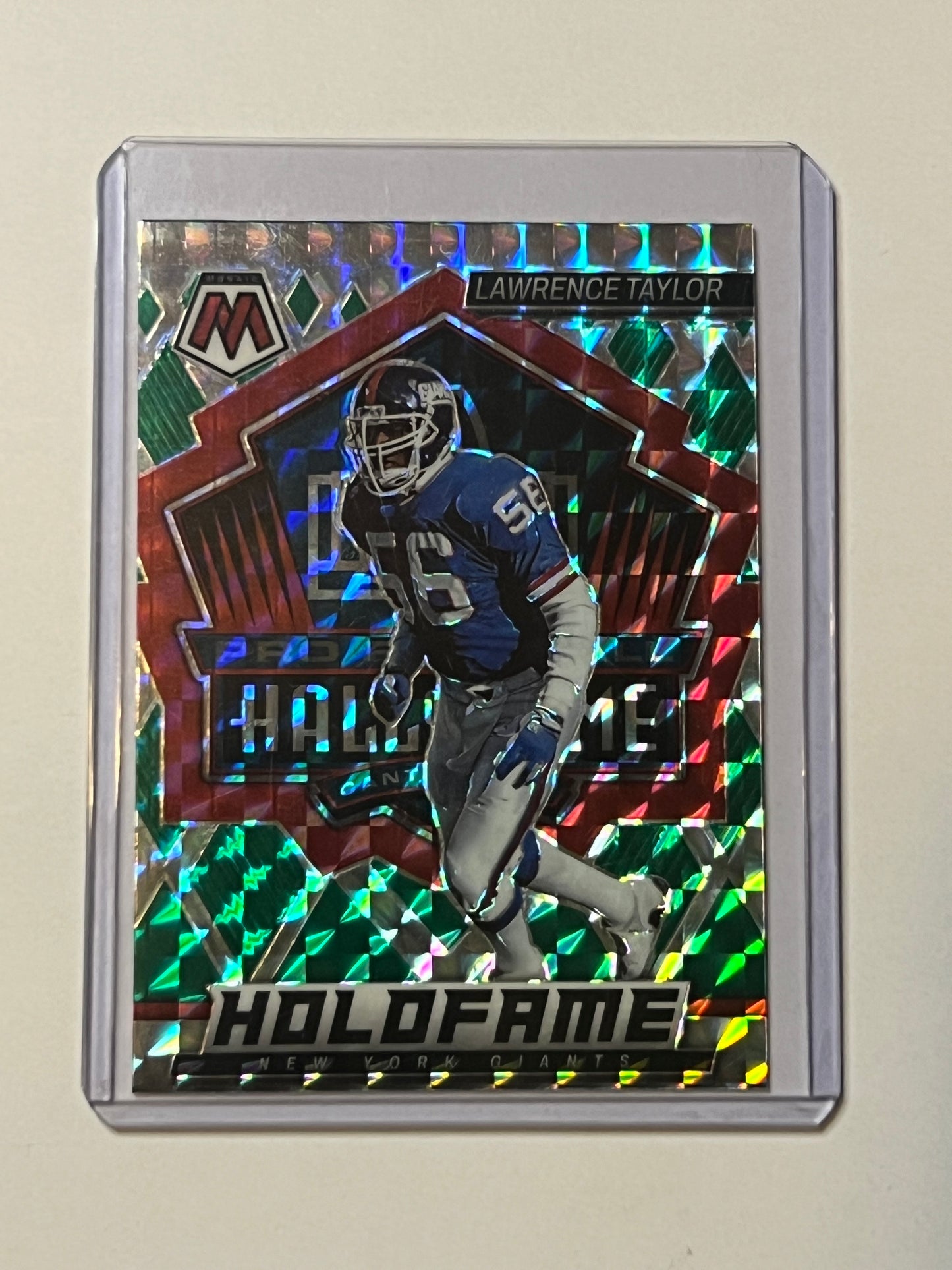 2022 PANINI GREEN MOSAIC PRiZM HOLOFAME Lawrence Taylor