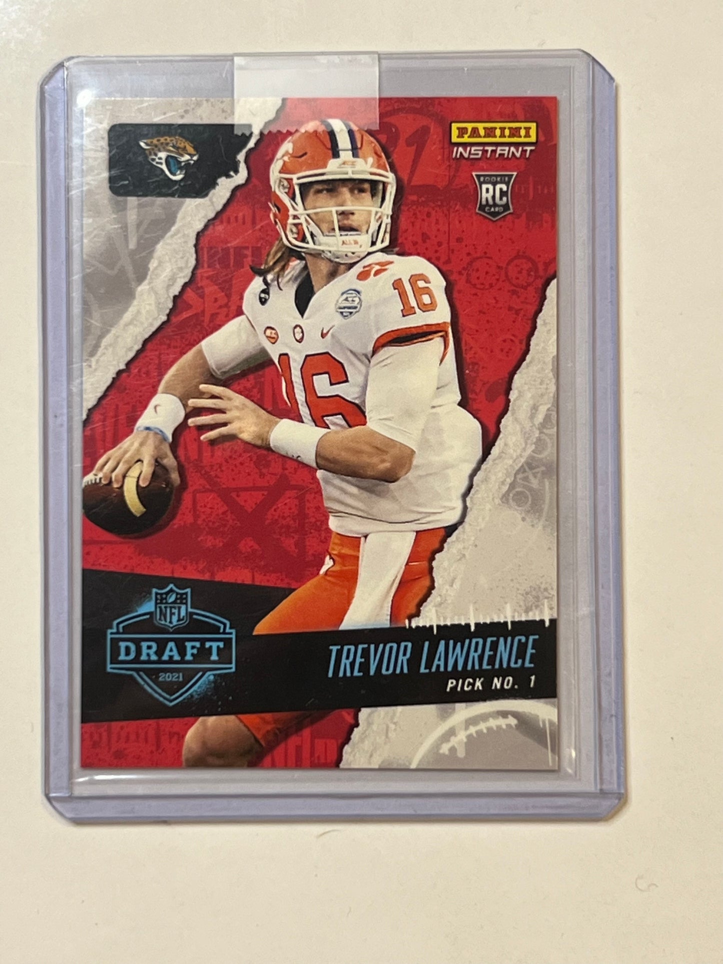 Trevor Larence 2021 PANINI INSTANT NFL DRAFT NIGHT #1 JAGUARS