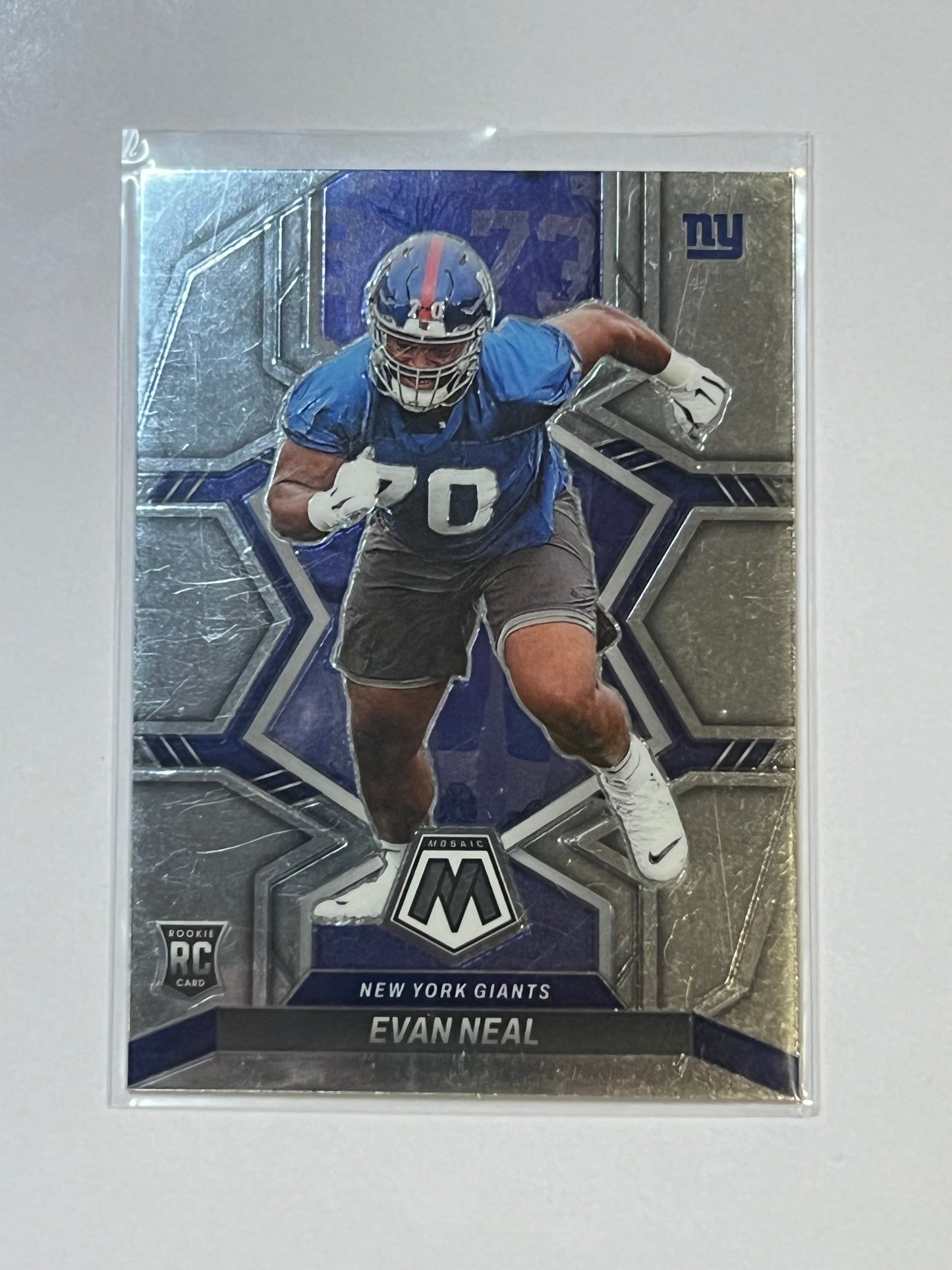 Saquan Barkley 2021 PANINI MOSAIC and Evan Neal, Daniel Bellinger 2021 ROOKIE MOSAICS