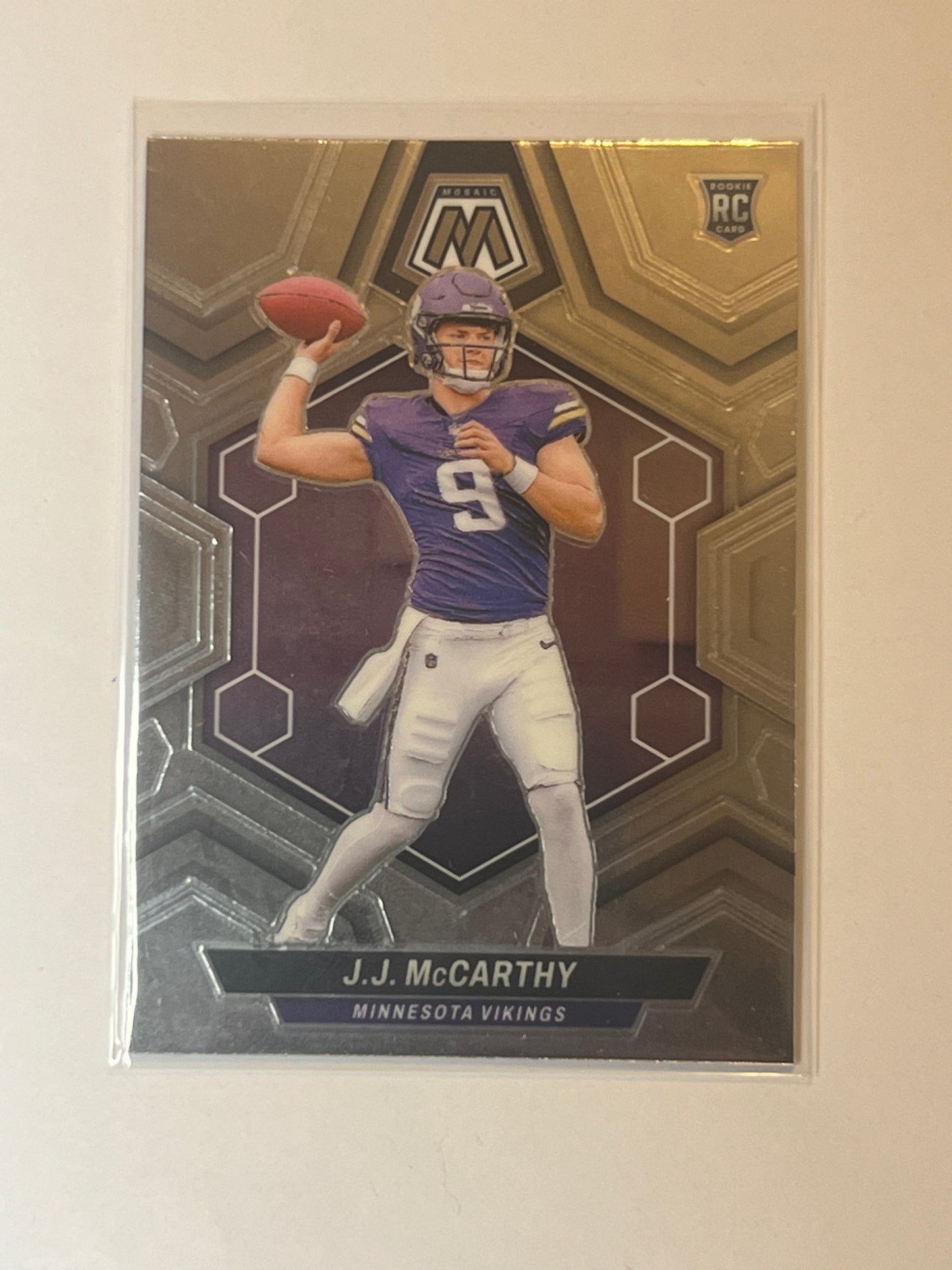 2024 PANINI MOSAIC J.J. McCarthy #310 ROOKIE CARD MINNESOTA VIKINGS