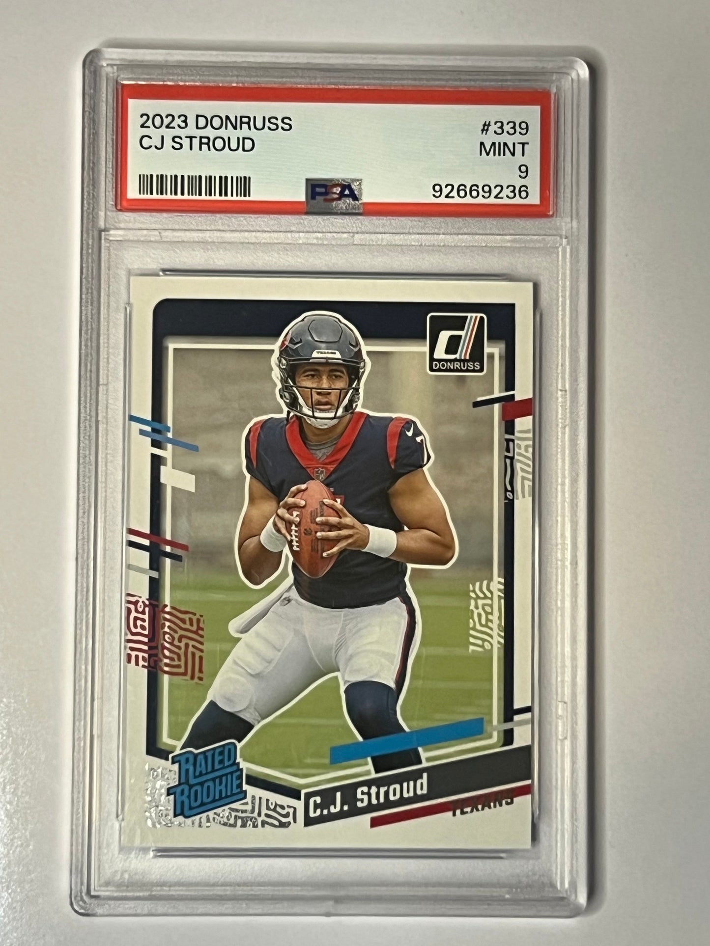 2023 Panini DONRUSS rated rookie C.J Stroud #339