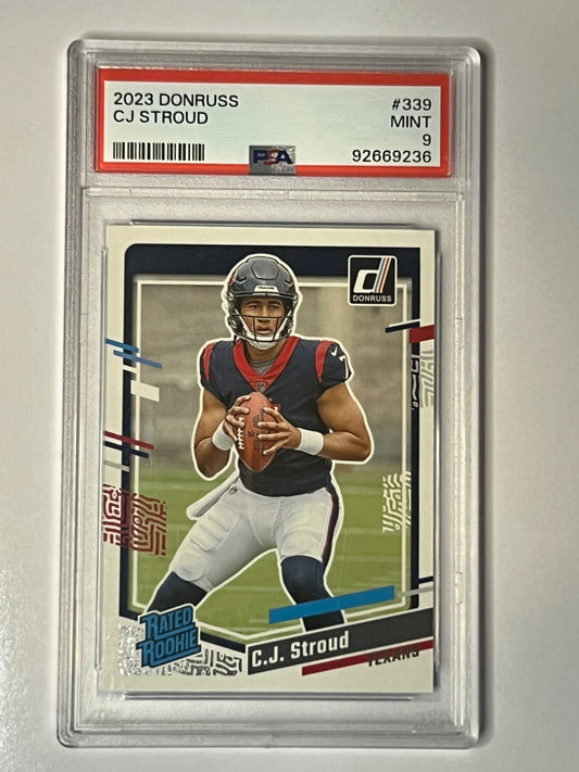 2023 Panini DONRUSS rated rookie C.J Stroud #339