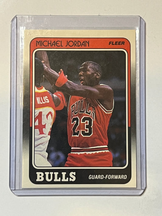 Michael Jordan 1988 FlEER CORP PHILIA OUT OF 132