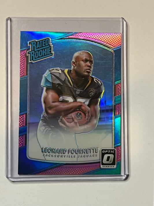 Leonard Fournette RATED ROOKIE OPTIC DONRUSS