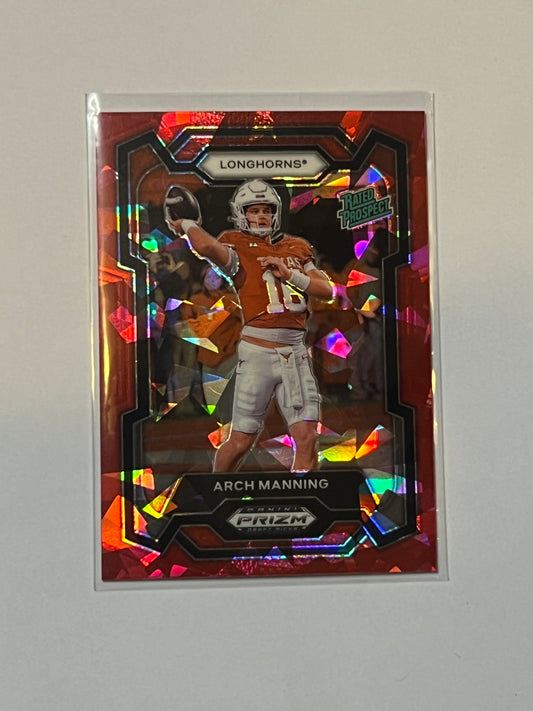 Arch Manning 2024 prizm draft picks football rated prospect red wave prizm