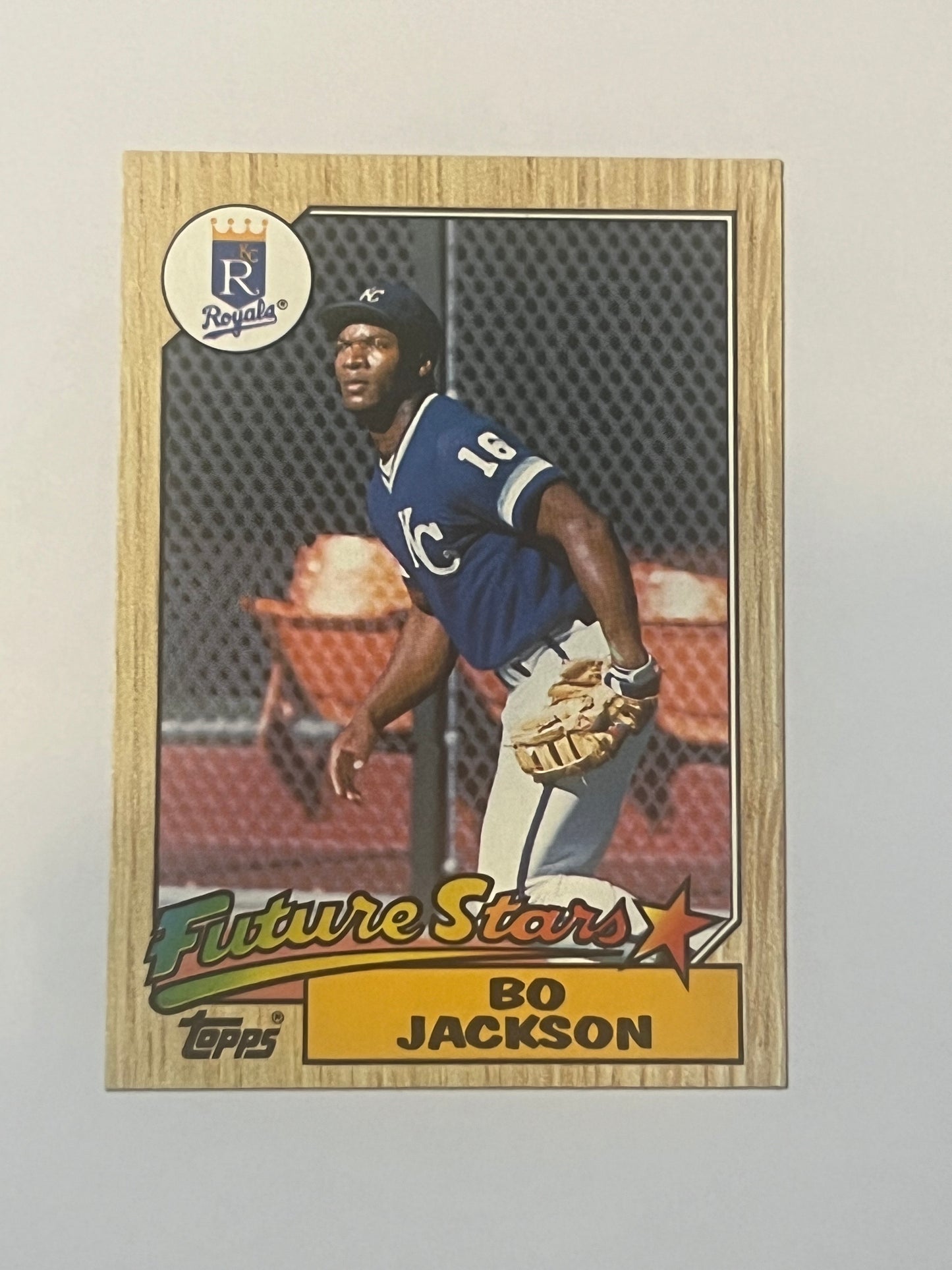 1987 TOPPS BASEBALL FUTURE STARS Bo Jackson