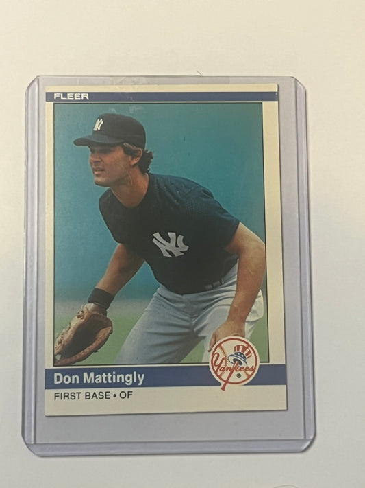 Don Mattingly 1984 FLEER ROOKIE CARD #131