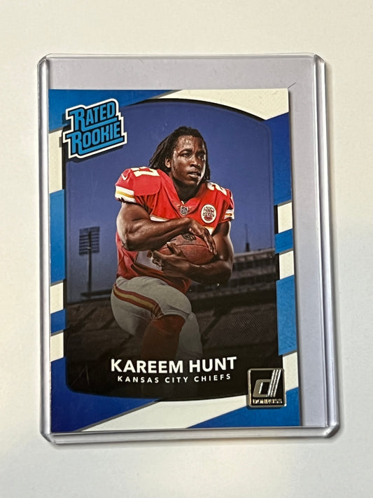 Kareem Hunt 2017 DONRUSS RATED ROOKIE #332