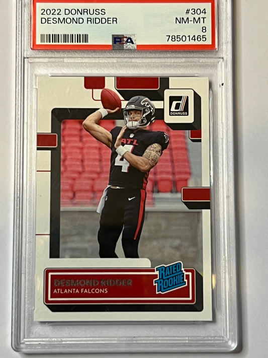 2022 DONRUSS Desmond Ridder RATED ROOKIE