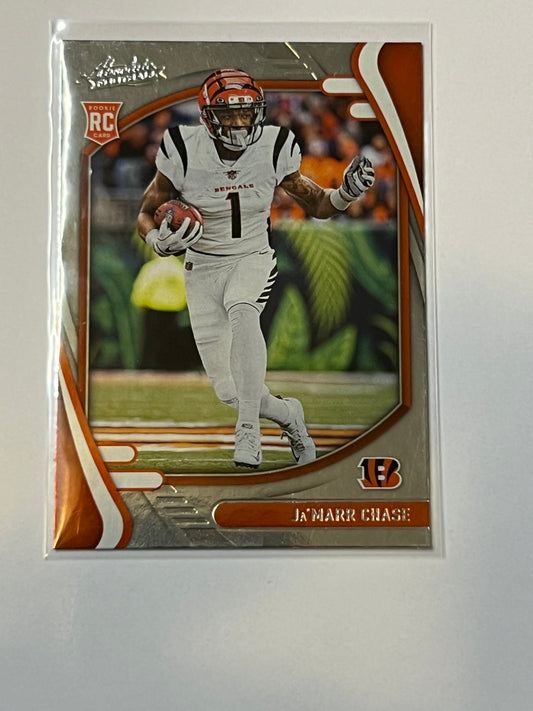 Ja'Marr Chase 2021 PANINI ABSOLUTE ROOKIE CARD #105