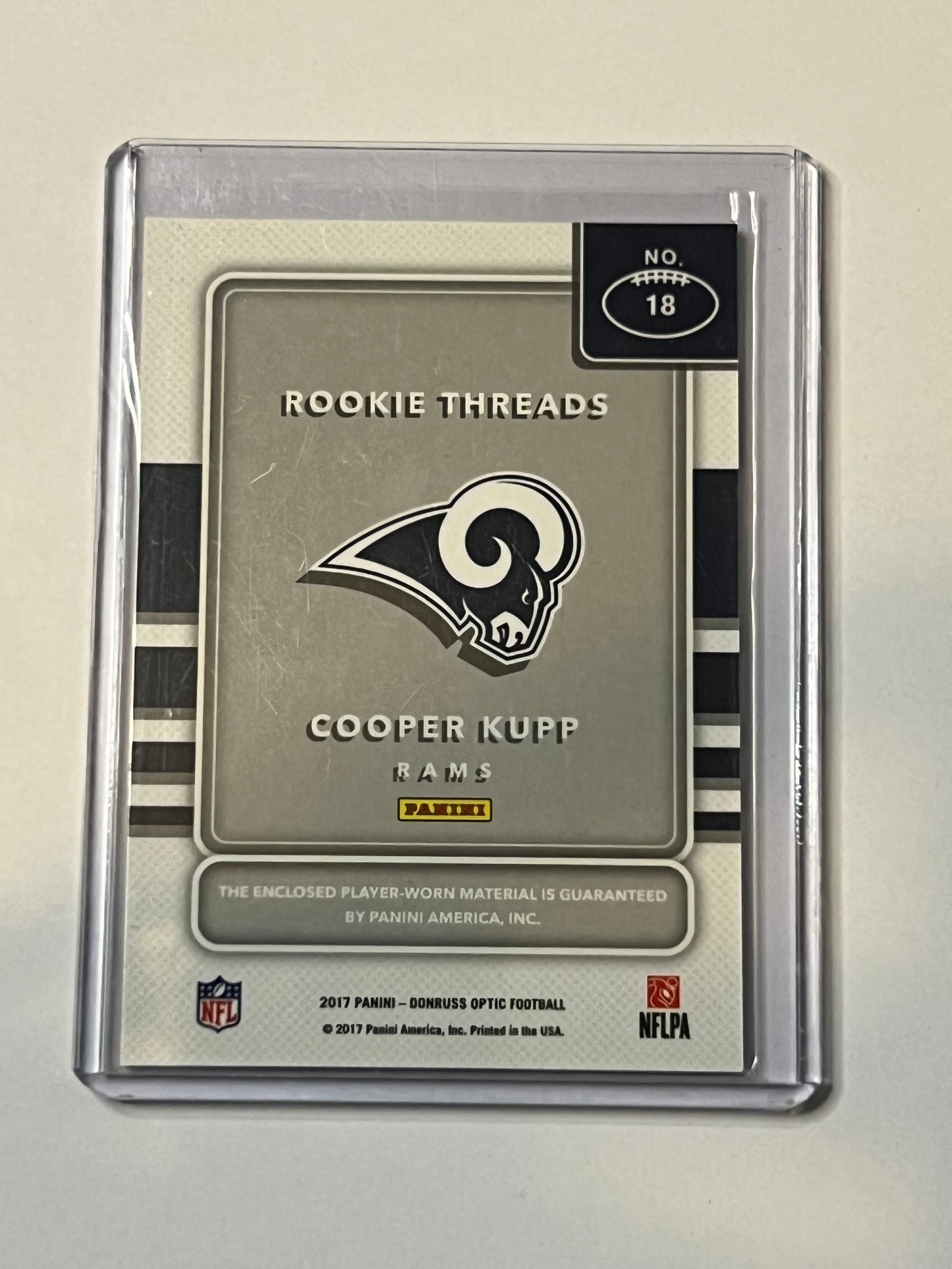 2017 PANINI DONRUSS ROOKIE THREADS Cooper Kupp