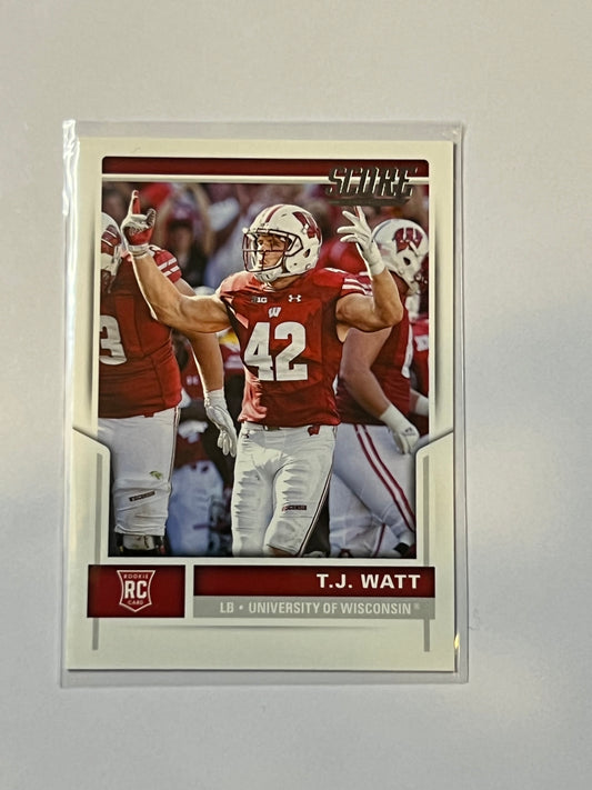 PITTSBURGH STEELERS 2017 SCORE Tj Watt ROOKIE CARD