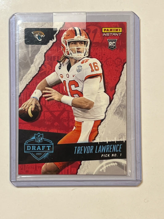 Trevor Larence 2021 PANINI INSTANT NFL DRAFT NIGHT #1 JAGUARS