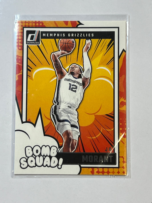 Reed Sheppard, Kevin Durant, Steph Curry, Ja Morant, 2024-2025 PANINI DONRUSS BOMBSQUAD
