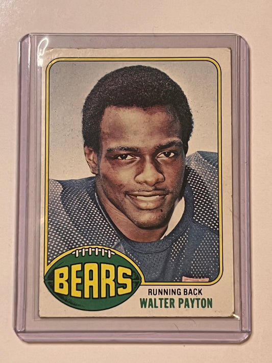 1975 TOPPS Walter Payton CHICAGO BEARS ROOKIE CARD