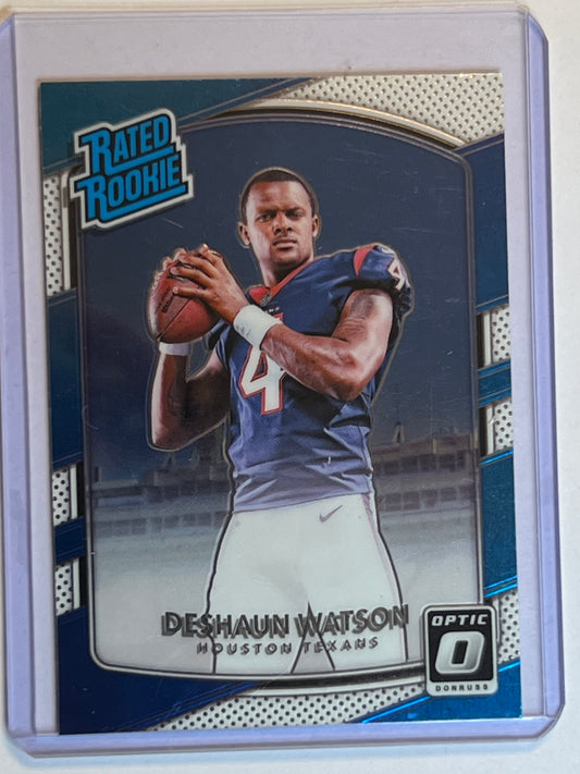 2017 DeShaun Watson PANINI DONRUSS OPTIC RATED ROOKIE HOUSTON TEXANS #195