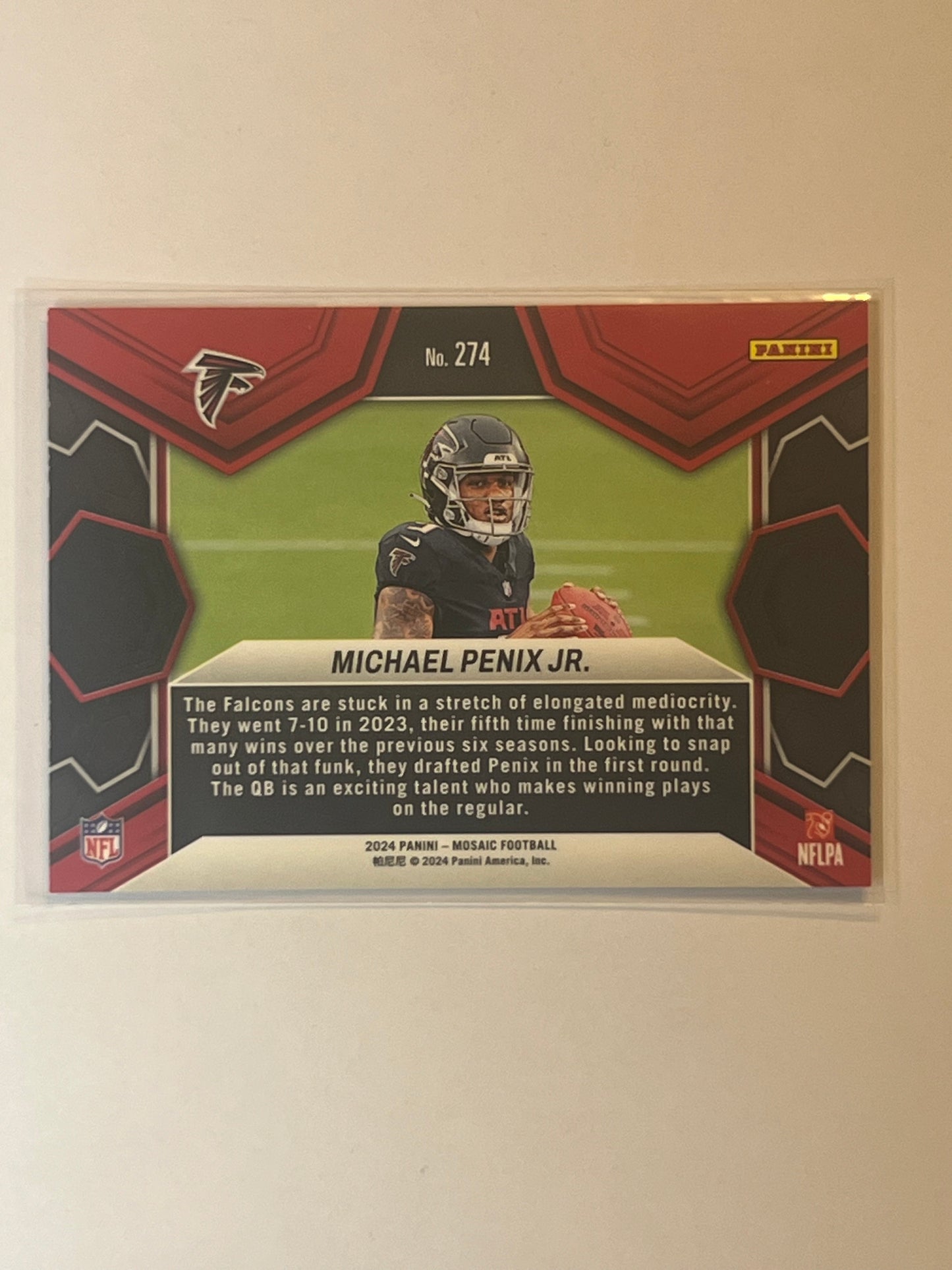 2024 PANINI MOSAIC FOOTBALL DEBUT Michael Penix Jr. #274