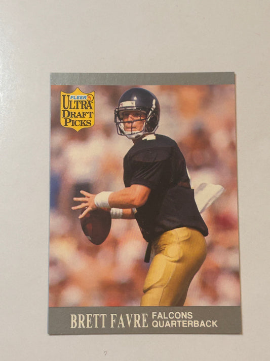 Brett Farve 1991 FLEER ULTRA DRAFT PICKS ROOKIE CARD #283