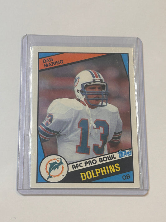 1984 TOPPS Dan Marino MIAMI DOLPHINS ROOKIE CARD