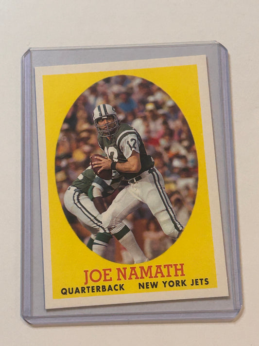 1978 Joe Namath TOPPS THROWBACK NEW YORK JETS (OUT OF 22)