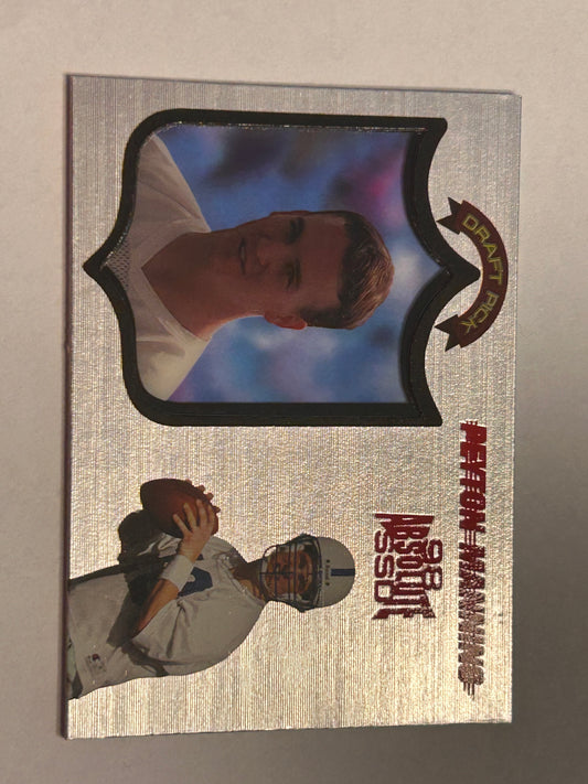 1998 PLAYOFF ABSOLUTE SAD SILVER Peyton Manning #165 ROOKIE CARD