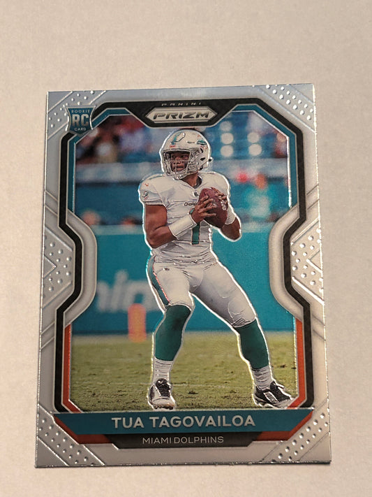 2020 PANINI PRIZM Tua Tagovailoa ROOKIE CARD #339