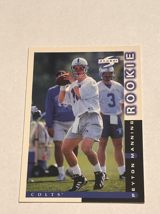 1998 SCORE FOOTBALL #233 Peyton Manning ROOKIE CARD