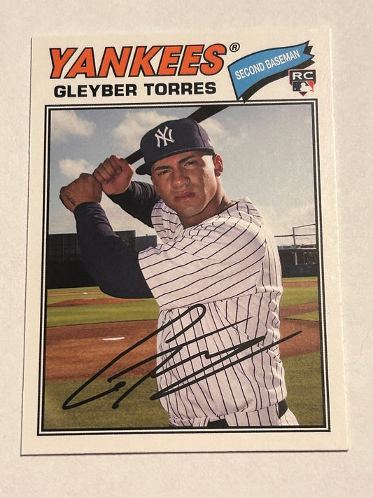 2018 Gleyber Torres TOPPS ROOKIE CARD #164